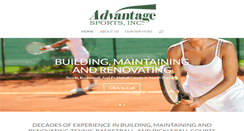 Desktop Screenshot of advantagesportsinc.com